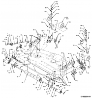 Ersatzteile Zubehör Garten- und Rasentraktoren Mähwerke für 3000 SD Serie, Mähwerk 54/137cm Typ: 190-295-100  (2004) Räder, Rollen