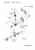 Ersatzteile WOLF-Garten Motorsense GT-S 4-29 Typ: 41AD99MC650  (2011) Motor 