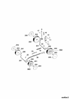 Ersatzteile WOLF-Garten Akku Rasenmäher ohne Antrieb Esprit 40 AC Typ: 4042000 Serie B, C, D  (2003) Höhenverstellung, Räder 