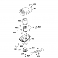 Ersatzteile WOLF-Garten Elektro Rasenmäher ohne Antrieb Esprit 46 E Typ: 4620680 Serie A  (2003) Abdeckhaube Motor, Messer, Motor 
