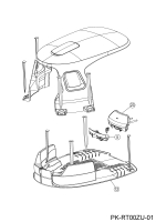 Ersatzteile Robomow Mähroboter RT300 PL Typ: 22BTBABB619 (2021) Basisstation, Ladegerät, Zubehör