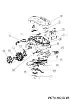 Ersatzteile Robomow Mähroboter RT700 Typ: 22ATDABB619 (2021) Mähroboter Einzelteile