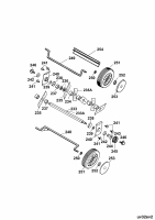 Ersatzteile WOLF-Garten Elektro Vertikutierer UV 32 EV Typ: 3632680 Serie A  (2003) Messerwalze, Räder 